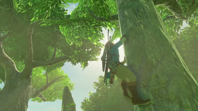 Question: What is wrong with this tree? Answer: No obvious branches to grab for the average video game protagonist!